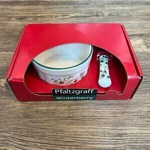 NWT Pfaltzgraff Winterberry Dip Mix Set